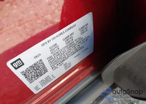 2025 Buick Encore Gx Preferred Fwd from USA, damaged, VIN KL4AMBSP7SB091011